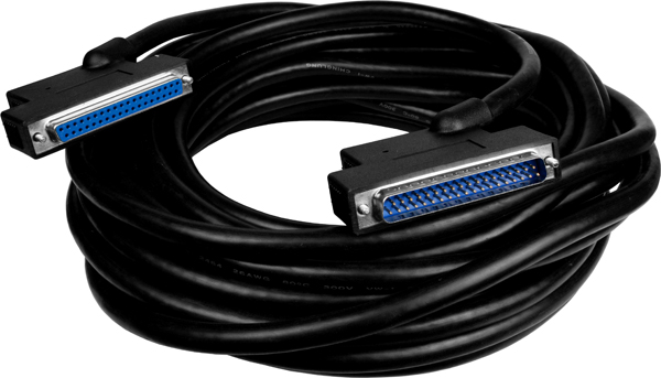 ICP DAS Кабель CA-37100AM DN-37 Male-Female D-sub cable 10M (Moding)Cable for Daughter Board (45º)