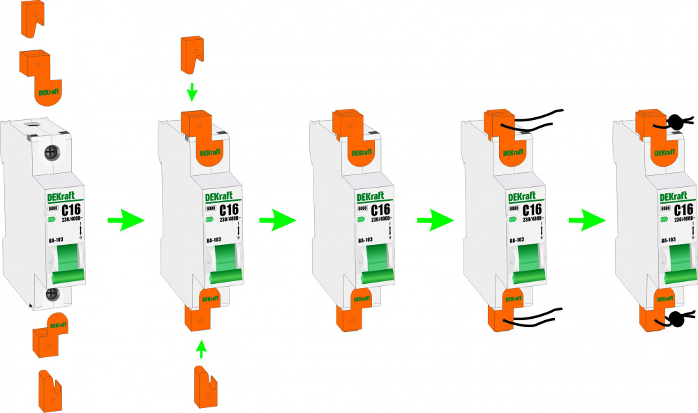 Заглушки для пломбировки автоматов. Клеммная пломбируемая заглушка Schneider Electric для ва-101 нов 18107dek. Пломбируемая клеммная заглушка для автоматических выключателей. Заглушки для амплубировки автоматов и ЕК. Заглушка для пломбировки DEKRAFT.