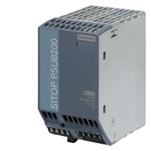 SITOP PSU8200 24 В/20 A РЕГУЛИРУЕМЫЙ БЛОК ЭЛЕКТРОПИТАНИ ВХОД: 3 AC 400-500 В ВЫХОД: DC 24 В/20 A