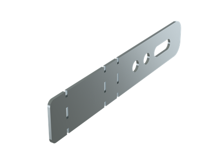 DKC UKH500HDZL Держатель двускатной крышки, цинк-ламельный (аналог горячеоцинкованный)