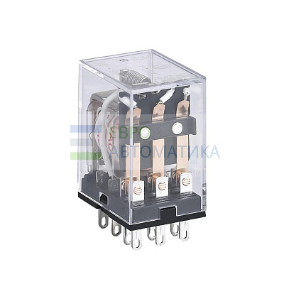CHINT 285233 Промежуточное реле JZX-22F/2Z(B) 2 конт. с инд. LED и защитой от перенапр. 5А 36В DC(R)