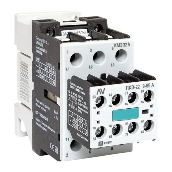 EKF ctr-s-32-00-400-av-22 Комплект КМЭ 32А 400В АС с дополнительными контактами 2НО+2НЗ EKF AVERES