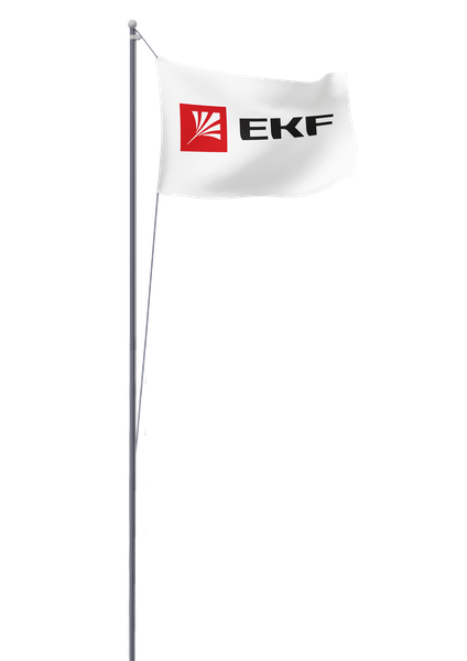EKF mmsps-f-17 Мачта молниеприемная секционная пассивная алюминиевая c флагом ММСПС-Ф-17 L=17м EKF