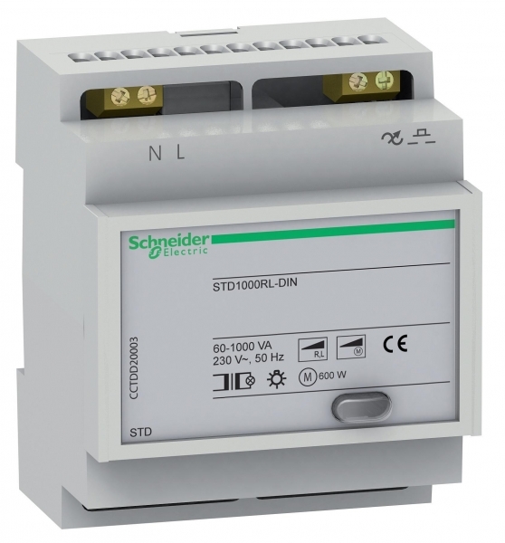 Schneider Electric CCTDD20003 ДИММЕР 1000ВТ STD1000RL-DIN ОДИНОЧНЫЙ