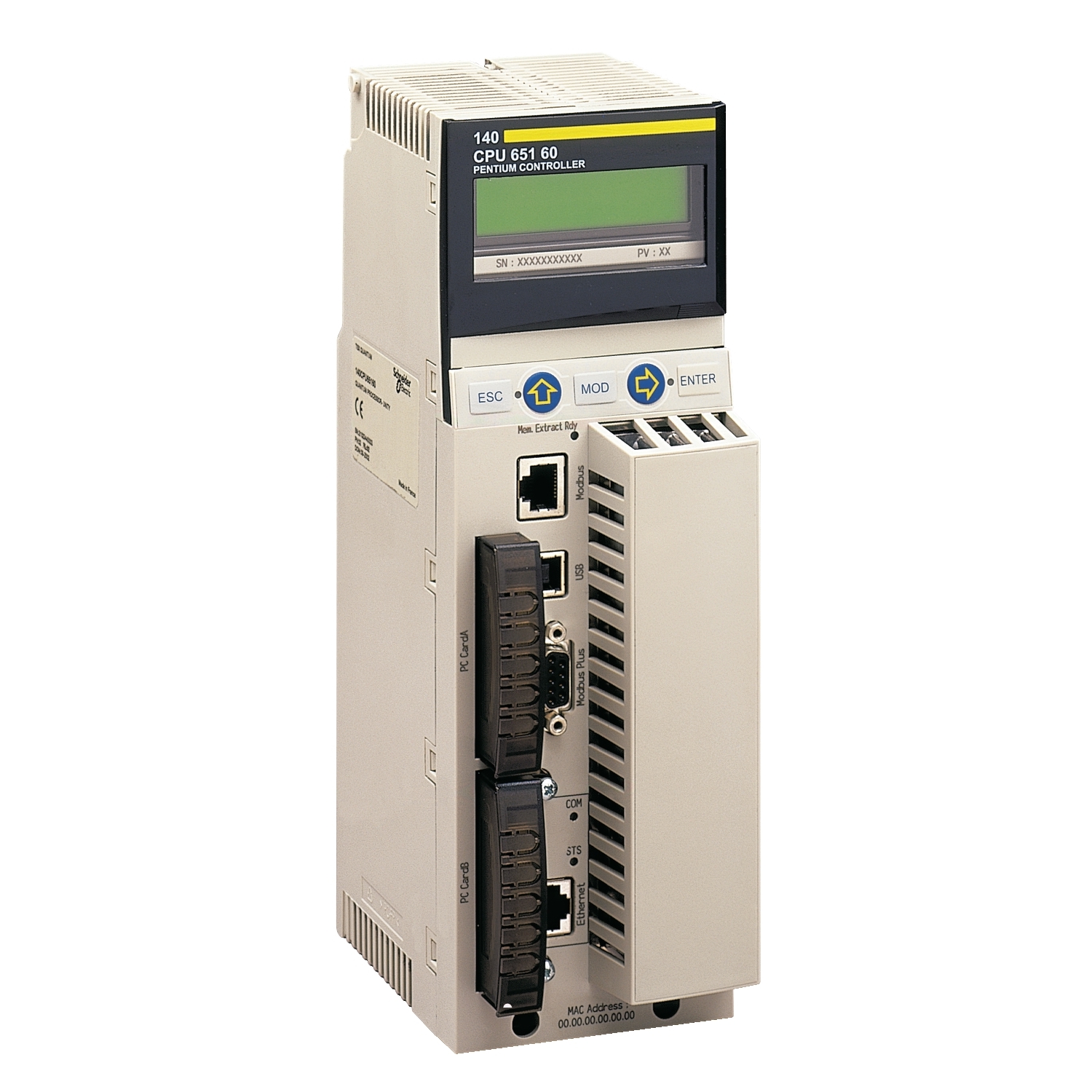 цопе понро Schneider Electric 140CPU65160 ЦПУ QUANTUM ОЗУ 768K