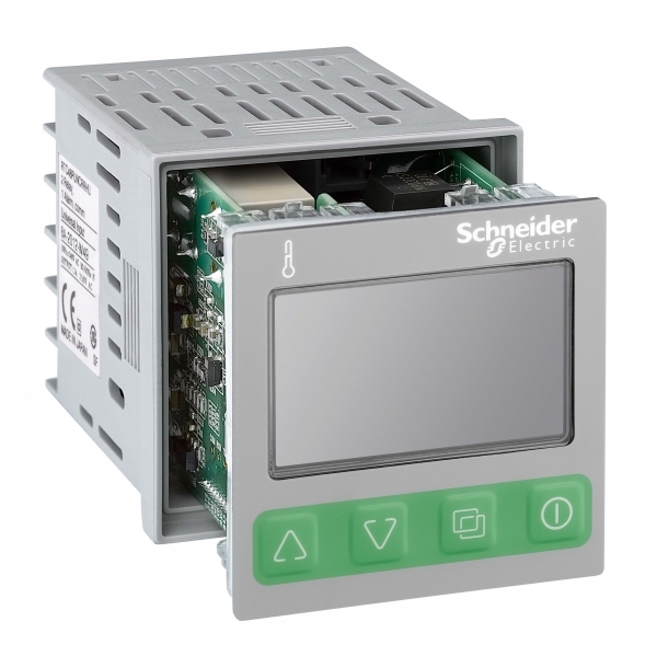 Schneider Electric RTC48PUN1RNHU ТЕМПЕРАТ. КОНТР., 48 x 48, УНИВЕРС. ВХ., 1 АВАР. ВЫХ., 1 РЕЛ. ВЫХ., 110/240 VAC