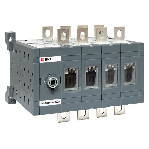 EKF tb-s-200-4p-rev Рубильник 200A 4P реверсивный без рукоятки управления TwinBlock EKF