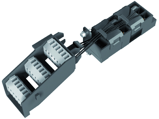 ABB 1SDA073847R1 Дополнительные внешние контакты состояния выключателя AUX 15Q 24Vdc W/FP для индикации в положении Тест/Вкачен E2.2...E6.2