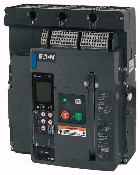Circuit-breaker, 4 pole, 800 A, 66 kA, Selective operation, IEC, Fixed (IZMX16H4-V08F-1)