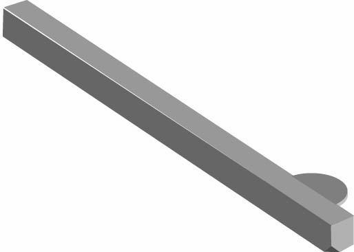 ABB 1SCA101655R1001 Переходник OXS6X130 130мм для ручек управления рубильниками типа ОТ16..125F