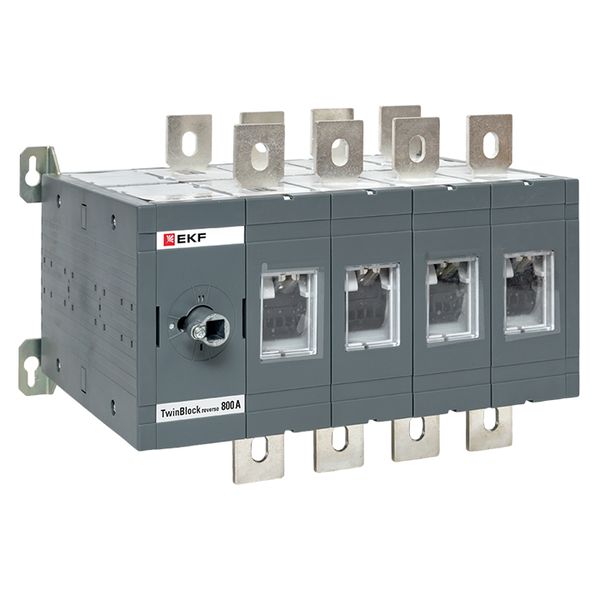 EKF tb-s-800-4p-rev Рубильник 800A 4P реверсивный без рукоятки управления TwinBlock EKF