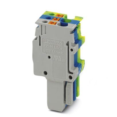 Phoenix contact 3062113 PP-H 1,5/S/3 (1GY/1BU/1GNYE) Штекер