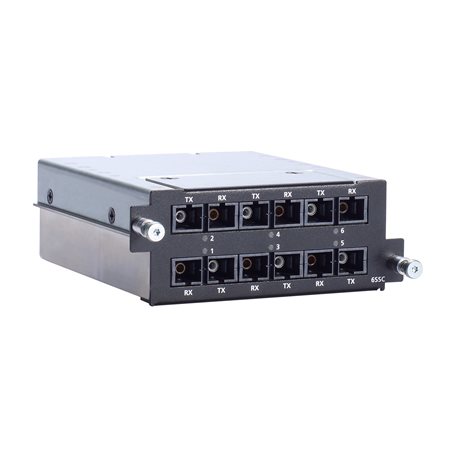 MOXA Модуль RM-G4000-6SSC Fast Ethernet module with 6 single-mode 100BaseFX ports with SC connectors