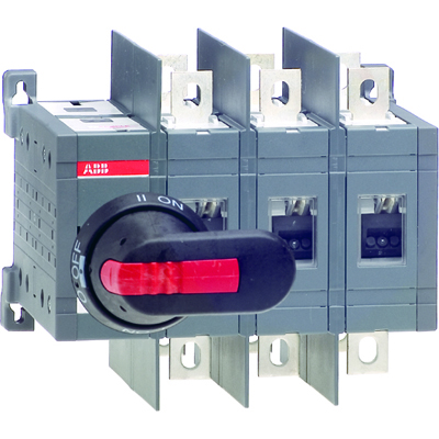 ABB 1SCA022767R8950 Реверсивный рубильник OT160E03WC до 160А 3-полюсный (без ручки у правления) с увеличенными межфазными расстояниями