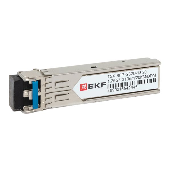 EKF TSX-SFP-GS2D-13-20 SFP модуль 1,25Гбит двойное одномодовое оптоволокно 1310нм дальность 20км TSX EKF