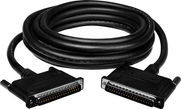 ICP DAS Кабель CA-3750DM DB-37 Male-Male D-sub cable 5M Cable for Daughter Board (180?)