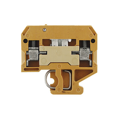 Weidmuller 412120000 SAKR KRG Исполнение: SAK-серия, Измерительная клемма с размыкателем, Расчетное сечение: 4 мм.кв, Винтовое соединение, Умеренно желтый, Непосредственный монтаж