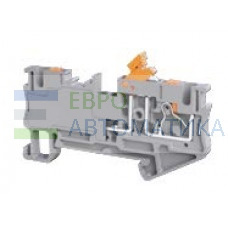 TBLOC 8003200506 Клеммник на DIN-рейку (Push in) 2-х выводной, с размыкателем, 2,5 мм.кв., (синий); PFT 2,5 S