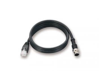 MOXA Кабель CBL-M12D(MM4P)/RJ45-100 IP67 1-meter M12-to-RJ45 Cat-5E UTP Ethernet cable with waterproof 4-pin D-coded