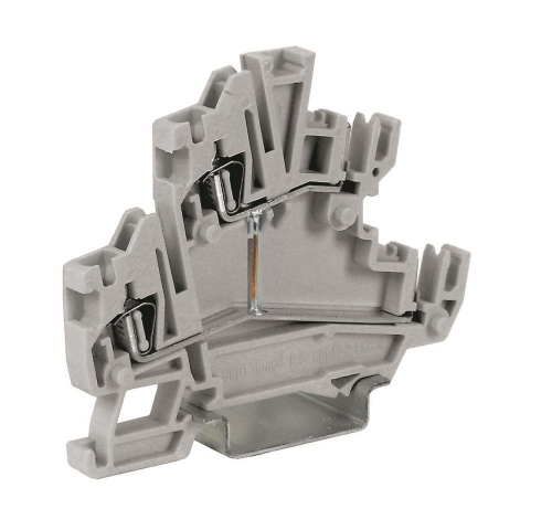 DKC ZHC290GR Клеммный зажим. Двухуровневый с объединенными ярусами. Со штыревымиконтактами. Тип HCD.1/CI/GR. Серы