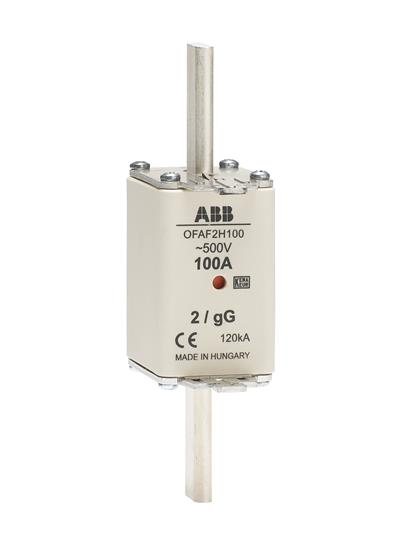 ABB 1SCA022627R5380 Предохранитель OFAF2H100 100A тип gG размер2, до 500В