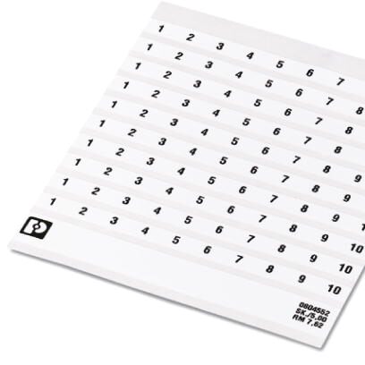 Phoenix contact 0804552:0071 SK  7,62/5:FORTL.ZAHLEN 71-80 Маркировка для клеммных модулей