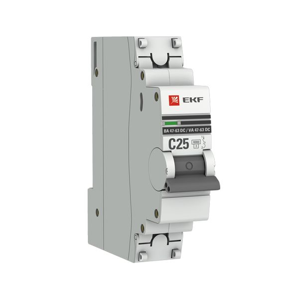 EKF mcb4763-DC-1-25C-pro Автоматический выключатель 1P 25А (C) 6кА ВА 47-63 DC EKF PROxima