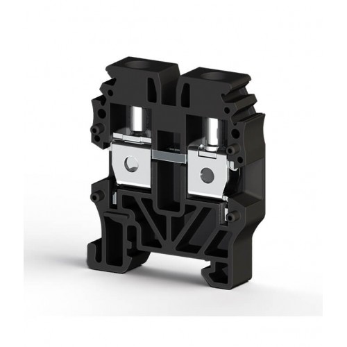 KLEMSAN 304435 Миниклеммник винтовой 4 мм.кв. (черный); MVK4