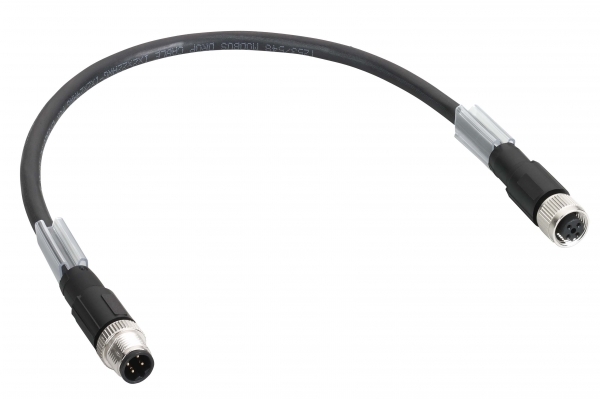 Schneider Electric TCSXCN1M1F10E Шина ТМ7, прямой M12-B 4pin, Male-Female, 10м