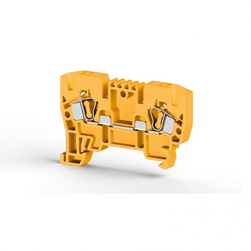 KLEMSAN 306233 Клеммник пружинный 4мм.кв. (желтый); YBK4