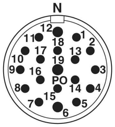 Phoenix contact 1611464 RC-19P1NT2HS00 Аппаратн. соединитель, задняя стенка