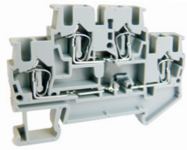 UPUN 421048 Клемма пружинная двухуровневая со встроенным диодом UJ5-2.5/2-2D/XL-R