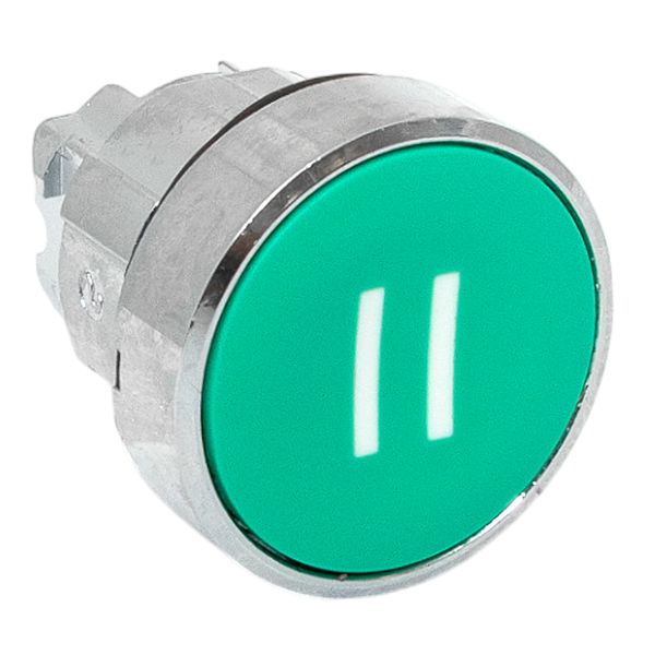 EKF XB4BA-3154C-65 Исполнительный механизм кнопки "II" XB4 зеленый плоский возвратный без фиксации IP65 EKF