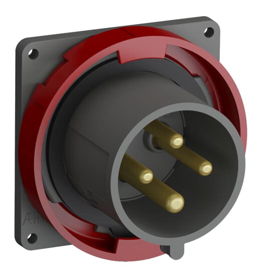 ABB 2CMA101279R1000 Вилка с прямым фланцем Easy&Safe 332EBU6W,32A,3P+E,IP67,6ч
