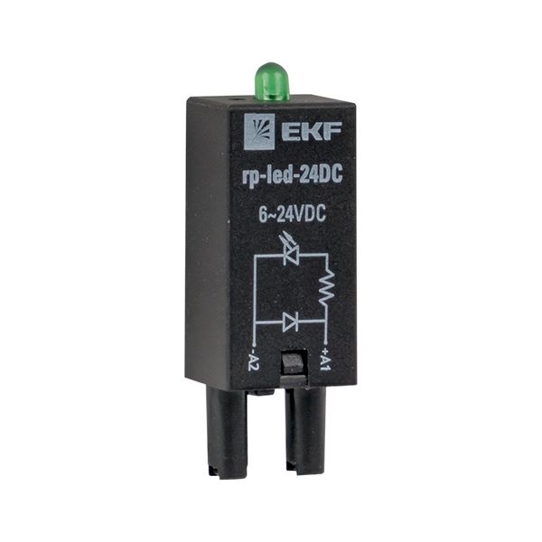 EKF rp-led-24DC Модуль защитный светодиодный 24 VDC для промежуточных реле RP EKF AVERES