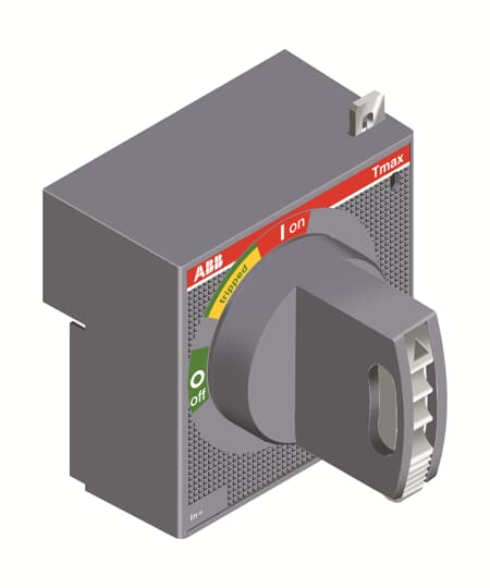 ABB 1SDA054935R1 Рукоятка поворотная на дверцу RHE_B T4-T5 W (только основание для выкатного выключателя)