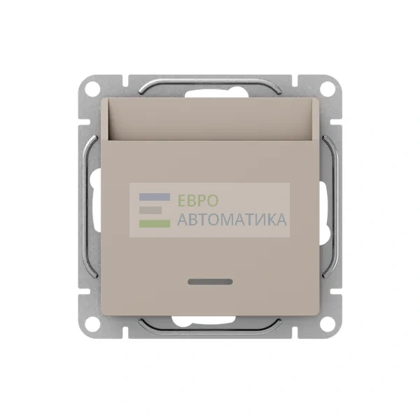 EKF UP1-SWI-card Механизм выключателя, карточный, с подсветкой, кремовый Эпика EKF