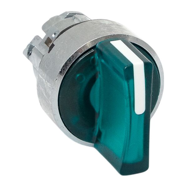 EKF XB4BD2FL-G-65 Исполнительный механизм переключателя ХB4 зеленый на 2 положения с фиксацией, с подсветкой с короткой ручкой IP65 EKF