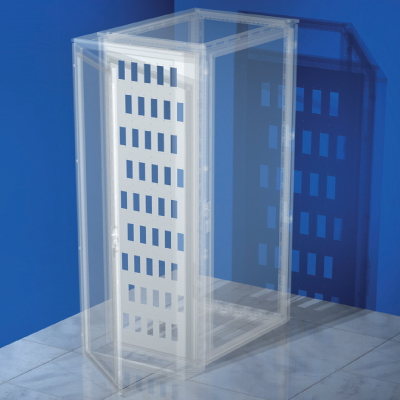 DKC R5PCDE2040 Панель под промышленные разъёмы, 27 (3 x 9) разъёмов, 2000 x 400мм