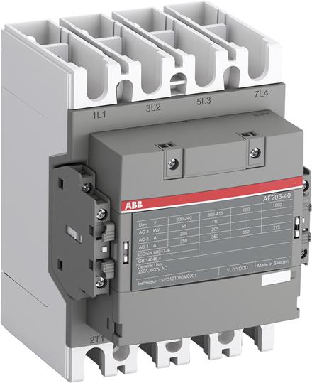 ABB 1SFL527262R1422 Контактор AF205B-40-22RT-14 с катушкой управления 250-500BAC/DC