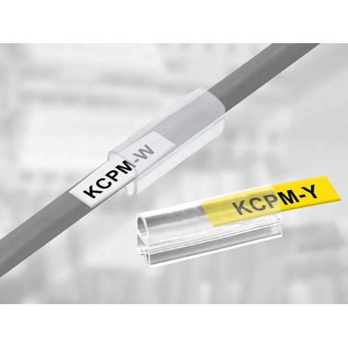 KLEMSAN 809004 KCPM-Y 4X30; Вставные кабельные маркировки, 4x30, желтый, Размер карты 120X152мм