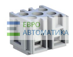 8006097108 - Клеммная колодка приборная - 2 пары (Винтовая) 2,5 мм.кв. (серый); CSK 2,5