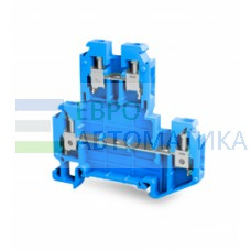 TBLOC 8002099256 - Клеммник 2-х ярусный, 4 мм.кв. (синий); TBL 4 2P