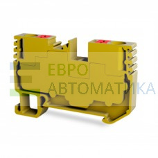 TBLOC 8000298024 - Клеммник на DIN-рейку (Push-in) 6 мм.кв. (желтый); PFT 6