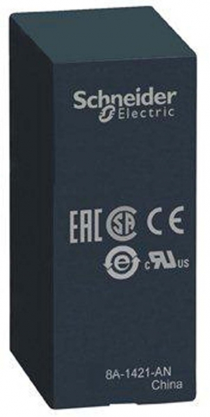 Schneider Electric RSB2A080RD РЕЛЕ 2CO 6В ПОСТ.ТОК