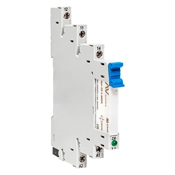 EKF rps-23-1-60-rms230AC Реле промежуточное с розеткой в сборе РП slim 23/1 6A 230В AC