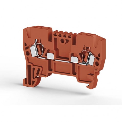 KLEMSAN 306224 Клеммник пружинный 2,5мм.кв. (красный); YBK2,5