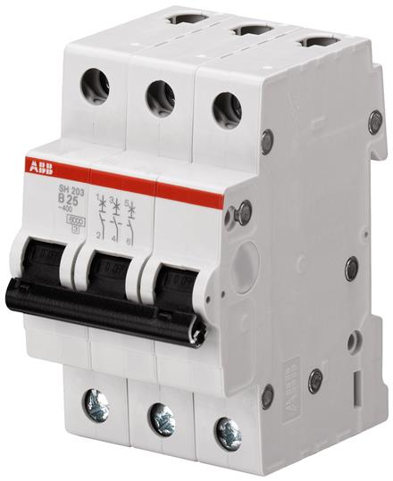 ABB 2CDS213001R0065 Автомат.выкл-ль 3-полюсной SH203 B 6