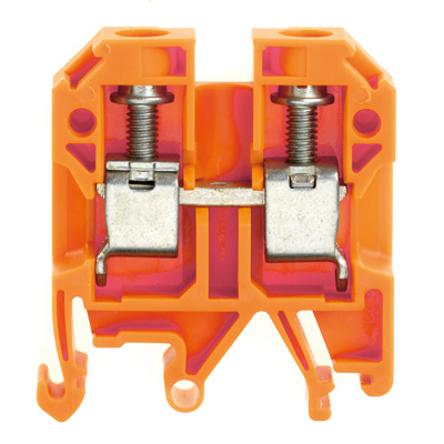 Weidmuller 1772830000 SAK 10/EN OR Исполнение: SAK-серия, Проходная клемма, Расчетное сечение: 10 мм.кв, Винтовое соединение