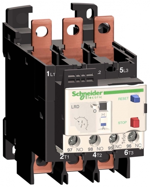 Schneider Electric LRD365L6 ТЕПЛОВОЕ РЕЛЕ С ЗАЖИМАМИ ПОД КОЛЬЦЕВОЙ НАКОНЕЧНИК 48-65A CLASS 20